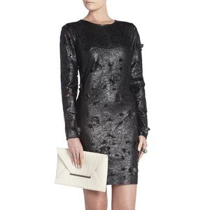 NWT BcbgMaxzaria leather dress